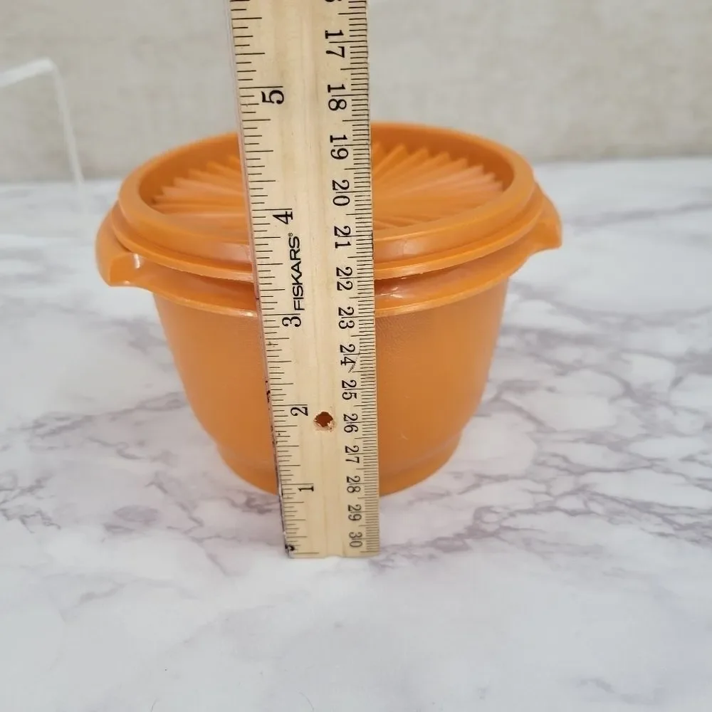 Tupperware harvest orange